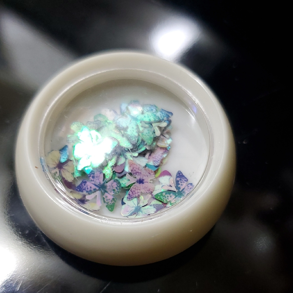 Holographic Butterfly Nail Art Decorations
